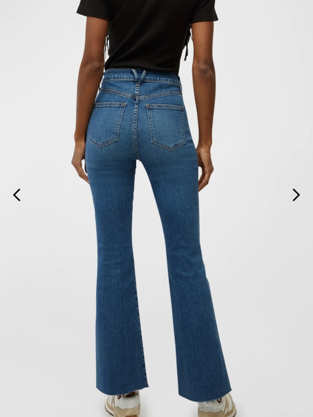 Veronica Beard Carson Ankle flare w/raw hem